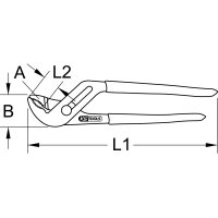 Profi-Wasserpumpenzange, 77mm