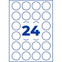 AVERY Zweckform Folienetiketten transparent 4
