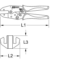 Crimpzange für Westernstecker, RJ45