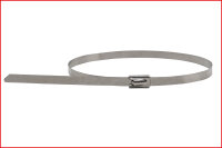 Edelstahl Kabelbinder mit Kugelverschluss, 4,6x250mm, 100 Stück