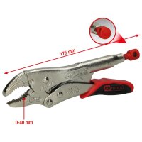 Gripzange mit Easy-Release,40mm,L=175mm