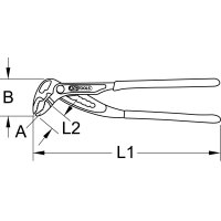 Wasserpumpenzange, 61,5mm