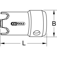 Badewannenadapter für Ventilfix, 53mm