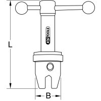 Ventilfix und Badewannenadapter, 2-tlg