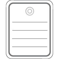 HERMA Hängeetiketten weiß 40,0 x 5