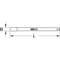 Standarmaturenschlüssel, 12mm, 185mm