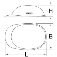 Arbeits-Schutzhelm mit Lichtbogenvisier, 24 CAL/cm2