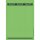 1687 PC-beschriftbare Rückenschilder - Papier, lang/breit, 75 Stück, grün
