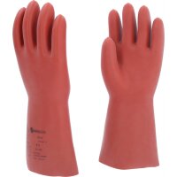 Elektriker-Schutzhandschuh mit mechanischem Schutz, Größe 11, Klasse 0, rot
