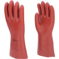 Elektriker-Schutzhandschuh mit mechanischem Schutz, Größe 12, Klasse 0, rot
