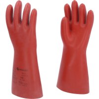 Elektriker-Schutzhandschuh mit mechanischem Schutz, Größe 10, Klasse 2, rot