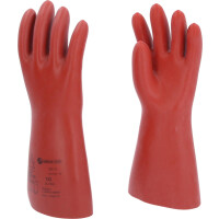 Elektriker-Schutzhandschuh mit mechanischem Schutz, Größe 10, Klasse 3, rot
