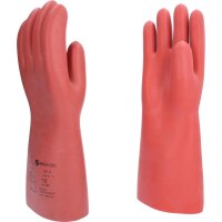 Elektriker-Schutzhandschuh mit mechanischem Schutz, Größe 12, Klasse 4, rot