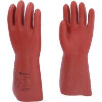 Elektriker-Schutzhandschuh mit mechanischen und thermischen Schutz, Größe 11, Klasse 00, rot