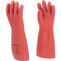 Elektriker-Schutzhandschuh mit mechanischen und thermischen Schutz, Größe 10, Klasse 4, rot