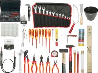 Premium Elektriker-Werkzeugkoffer, Nylontasche, 132-tlg