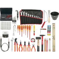 Premium Elektriker-Werkzeugkoffer, Nylontasche, 132-tlg