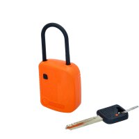 Absperr-Vorhängeschloss, orange, Verbundmaterial, 38 mm