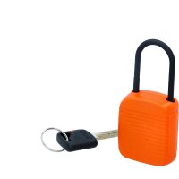Absperr-Vorhängeschloss, orange, Verbundmaterial, 38 mm