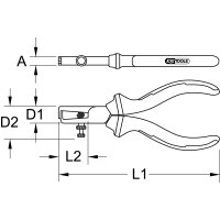 ERGOTORQUE VDE Abisolierzange, 160mm