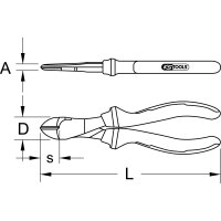 ERGOTORQUE VDE Kraft-Seitenschneider, 190mm