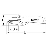Kabelmesser mit Schutzisolierung und auswechselbarer Klinge, 189mm