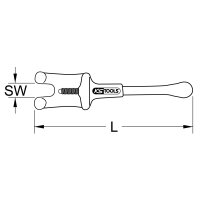 Gegenhalter mit Schutzisolierung, 15-40 mm