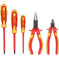 ERGOTORQUE VDE Zangen- und Schraubendreher-Satz, 5-tlg...