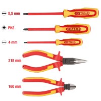 ERGOTORQUE VDE Zangen- und Schraubendreher-Satz, 5-tlg Variante 1