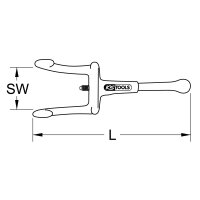 Gegenhalter mit Schutzisolierung, 25-50 mm