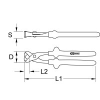 1000V Monierzange, 250mm
