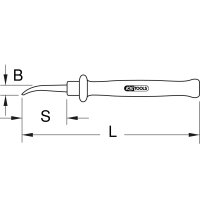 Papier-Sektionsmesser mit Schutzisolierung, 210mm