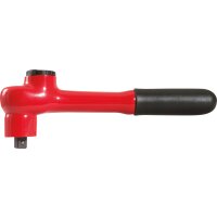 1/4" Umschaltknarre mit Schutzisolierung, 32 Zahn