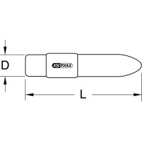 LED-Lampe mit Schutzisolierung, 90mm