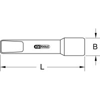 Kunststoffspreizkeil, 38x197mm