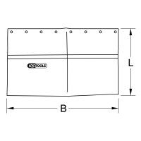 Verlängerungstuch mit Schutzisolierung, 470mm