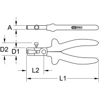 1000V Abisolierzange, 11mm