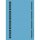 1685 PC-beschriftbare Rückenschilder - Papier, kurz/breit,100 Stück, blau