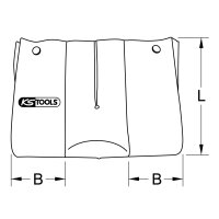 Isolatorenabdeckungen für Giebelisolatoren, 115 mm