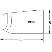 NH-Sicherungs-Aufsteckgriff mit Schutzisolierung, 445mm
