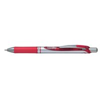Pentel EnerGel BL77 Gelschreiber rot/sil gallery