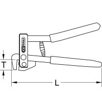 Mini-Absetzzange, 220mm