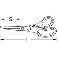 Universal-Werkstattschere, 220mm