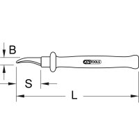 Isoliertes Absetzmesser, 180mm