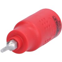 3/8" Isolierte Bit-Stecknuss Torx, T10, 60mm