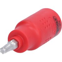 3/8" Isolierte Bit-Stecknuss Torx, T27, 60mm