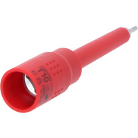 3/8" Isolierte Bit-Stecknuss Torx, T10, 122mm