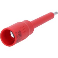 3/8" Isolierte Bit-Stecknuss Torx, T20, 122mm