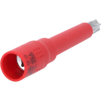 3/8" Isolierte Bit-Stecknuss Torx, T55, 122mm