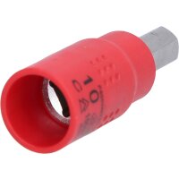 3/8" Isolierte Bit-Stecknuss Innensechskant, 10mm, 60mm lang